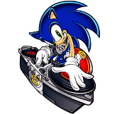 Looks like Sonic right? Wrong! Thats RSN Radio DJTronicBot 9001!